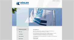 Desktop Screenshot of koesler.com